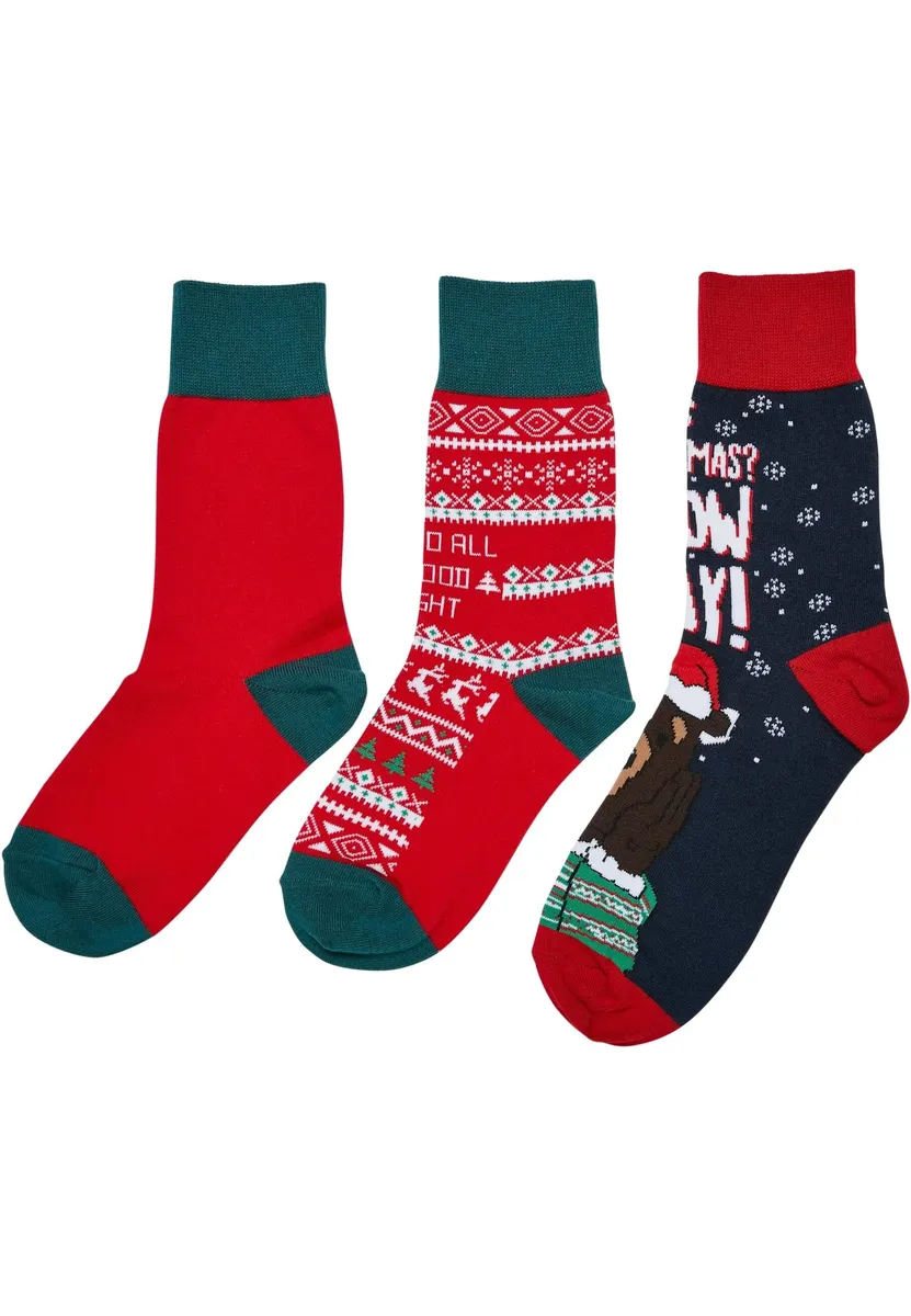 Базовые носки URBAN CLASSICS " Urban Classics Unisex Christmas Bear Socks Kids 3-Pack" (1 пара), цвет Multicolor
Базовые носки URBAN CLASSICS " Urban Classics Unisex Christmas Bear Socks Kids 3-Pack" (1 пара), цвет Multicolor