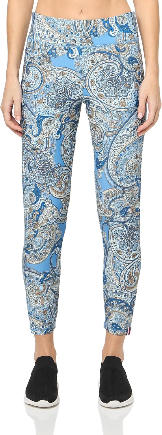 Женские спортивные брюки Tommy Hilfiger с разноцветным принтом пейсли, Blue Haze Multi
Женские спортивные брюки Tommy Hilfiger с разноцветным принтом пейсли, Blue Haze Multi
