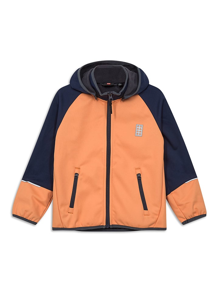 Куртка софтшелл оранжевого/темно-синего цвета LEGO
Куртка софтшелл оранжевого/темно-синего цвета LEGO