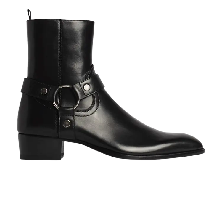 Ботинки Saint Laurent Wyatt 40mm Leather Harness Boot, черный
Ботинки Saint Laurent Wyatt 40mm Leather Harness Boot, черный