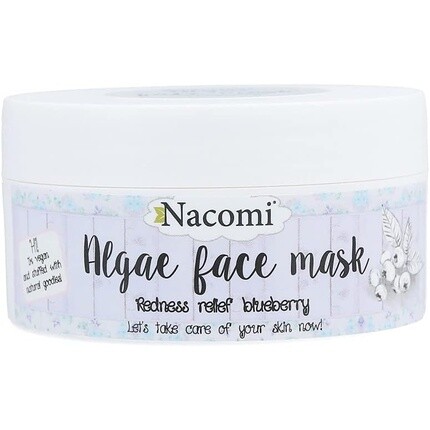 Маска для лица из натуральных водорослей, снимающая покраснения, черника, 42 г, Nacomi
Маска для лица из натуральных водорослей, снимающая покраснения, черника, 42 г, Nacomi