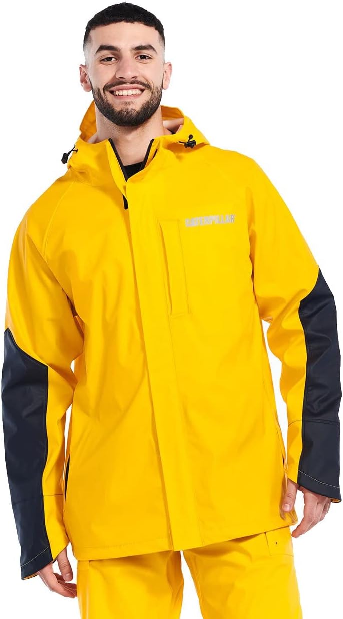 Куртка дождевая мужская Caterpillar Longshore Waterproof с бесшовными швами, усиленными предплечьями и карманами на молнии, Yellow
Куртка дождевая мужская Caterpillar Longshore Waterproof с бесшовными швами, усиленными предплечьями и карманами на молнии, Yellow