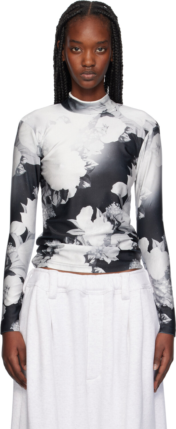 Черно-белая водолазка с длинными рукавами и кантом Meryll Rogge
Черно-белая водолазка с длинными рукавами и кантом Meryll Rogge