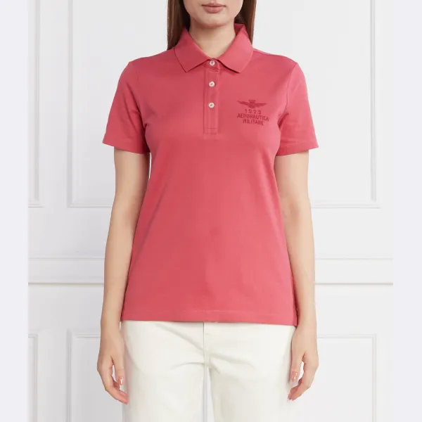 Рубашка поло стандартного кроя Aeronautica Militare, розовый
Рубашка поло стандартного кроя Aeronautica Militare, розовый