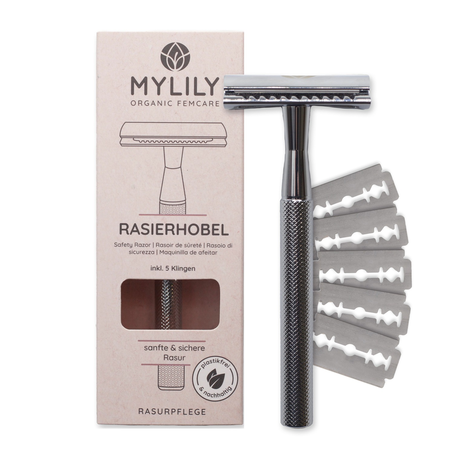 Бритва rasierhobel Mylily, rasierhobel silber, количество 1 шт.
Бритва rasierhobel Mylily, rasierhobel silber, количество 1 шт.