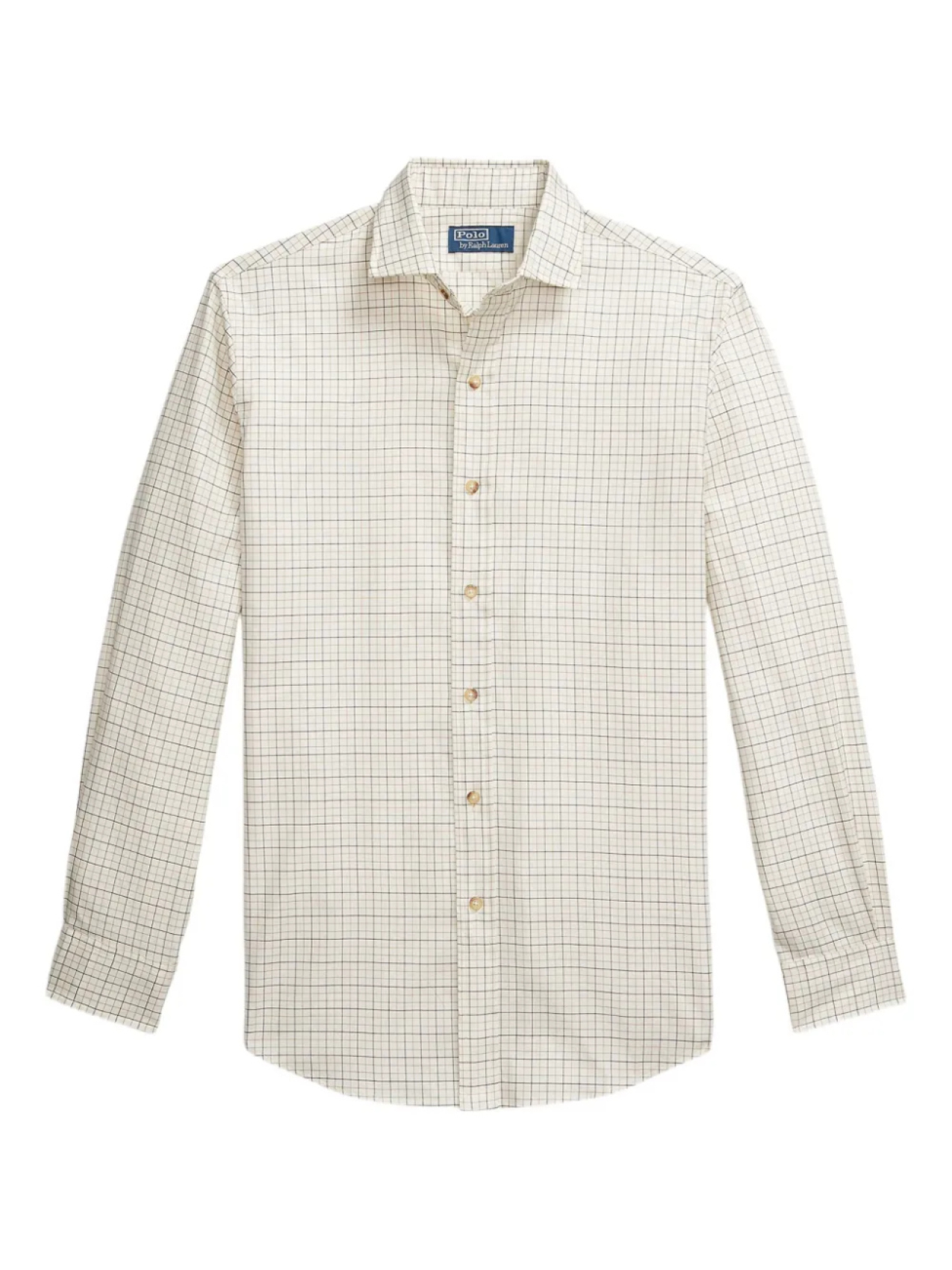 Рубашка в клетку на пуговицах Polo Ralph Lauren, нейтральный 
Рубашка в клетку на пуговицах Polo Ralph Lauren, нейтральный