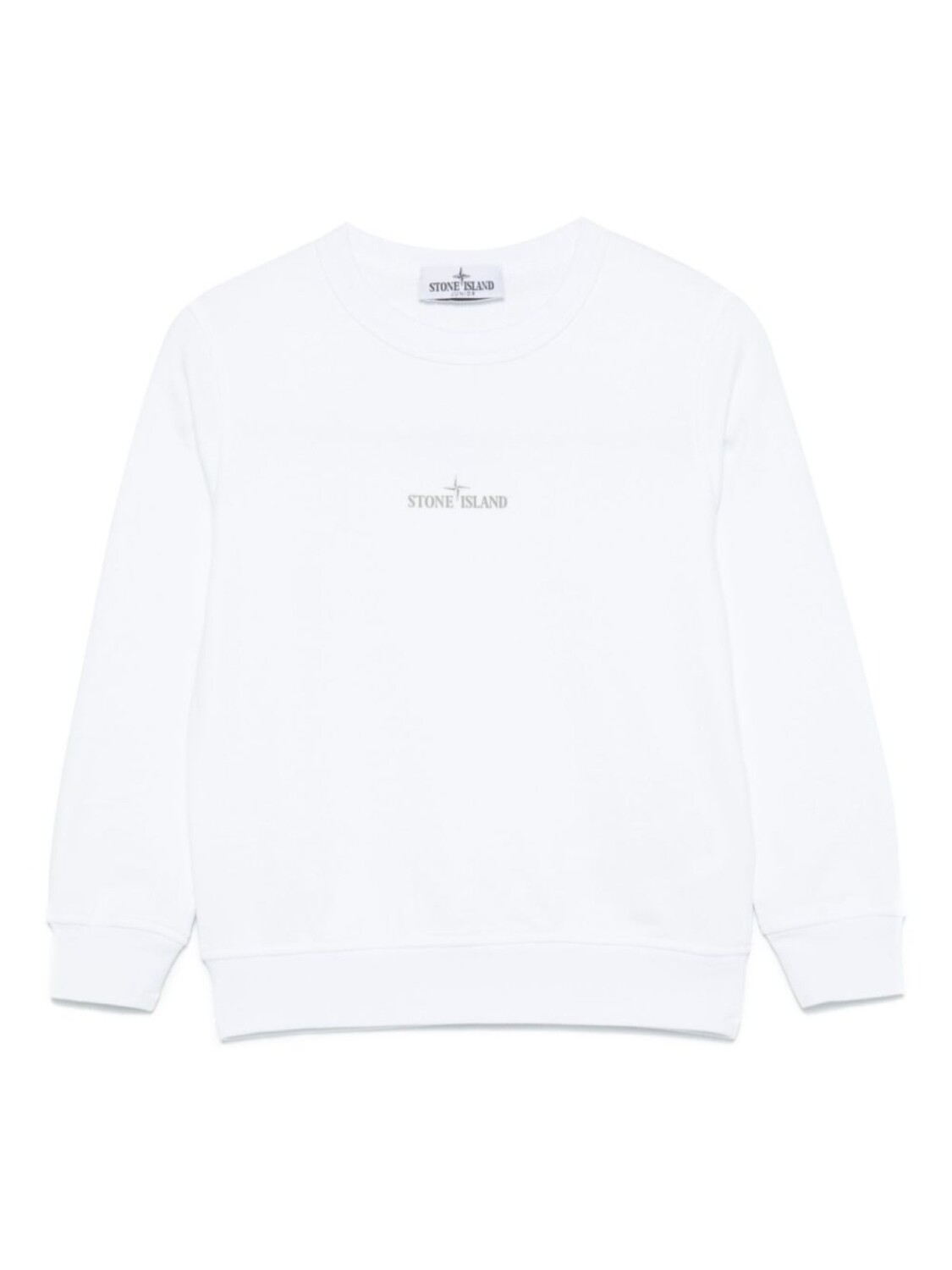Толстовка с круглым вырезом и принтом логотипа Stone Island Junior, белый
Толстовка с круглым вырезом и принтом логотипа Stone Island Junior, белый