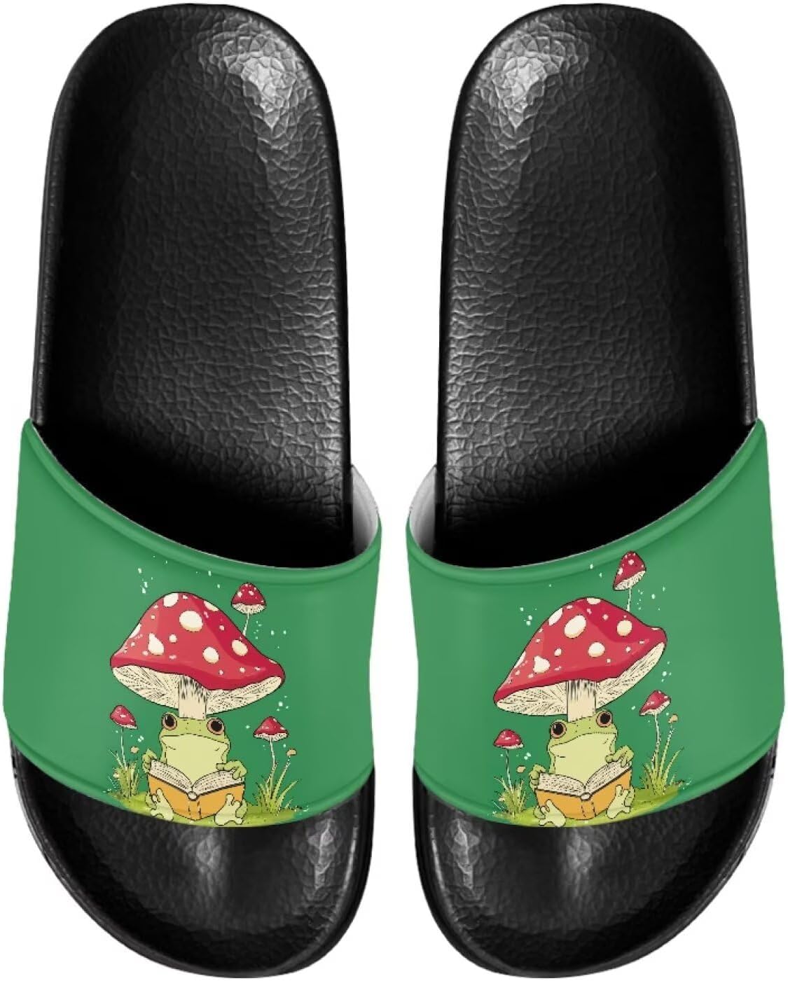 Шлепанцы для женщин и мужчин с мягкой подошвой, комфортные, нескользящие, летние сандалии Judentidos, Cute Frog With Mushroom Hat
Шлепанцы для женщин и мужчин с мягкой подошвой, комфортные, нескользящие, летние сандалии Judentidos, Cute Frog With Mushroom Hat