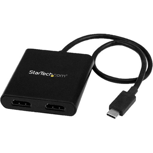 StarTech 2-Port USB Type-C to HDMI MST Hub MSTCDP122HD
StarTech 2-Port USB Type-C to HDMI MST Hub MSTCDP122HD