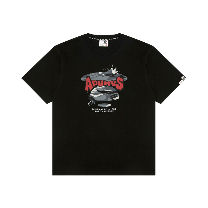 Футболка с принтом от A Bathing APE Aape, черный
Футболка с принтом от A Bathing APE Aape, черный