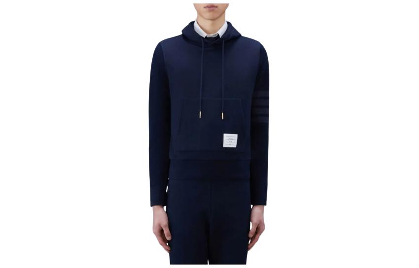 Худи с 4-петлевым капюшоном THOM BROWNE, синий
Худи с 4-петлевым капюшоном THOM BROWNE, синий