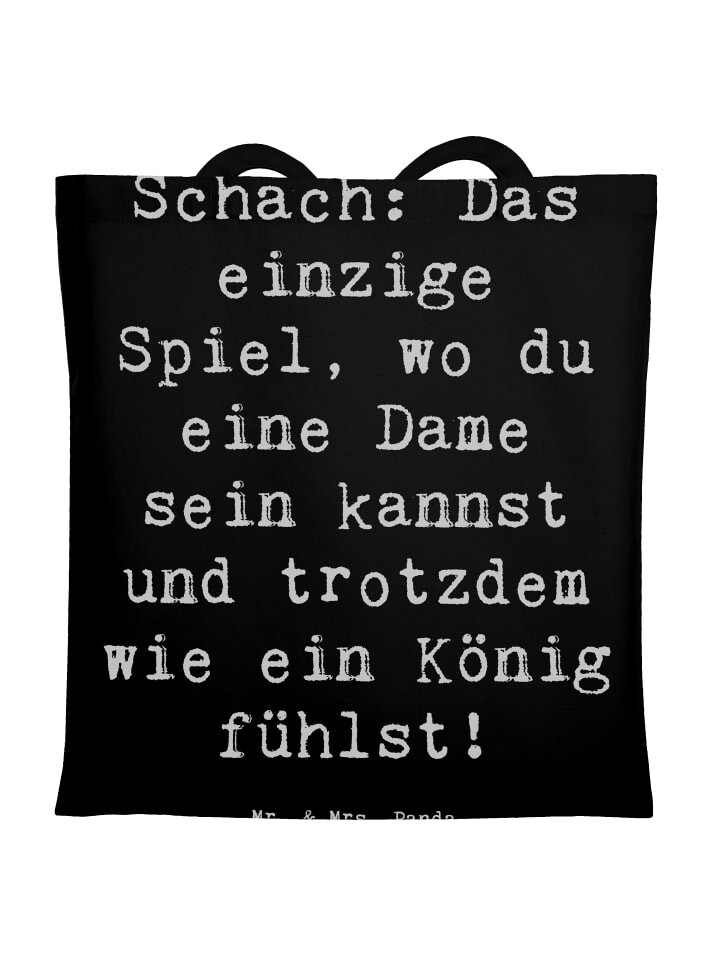 Сумка для переноски Mr & Mrs Panda Schach Dame und König, черный
Сумка для переноски Mr & Mrs Panda Schach Dame und König, черный