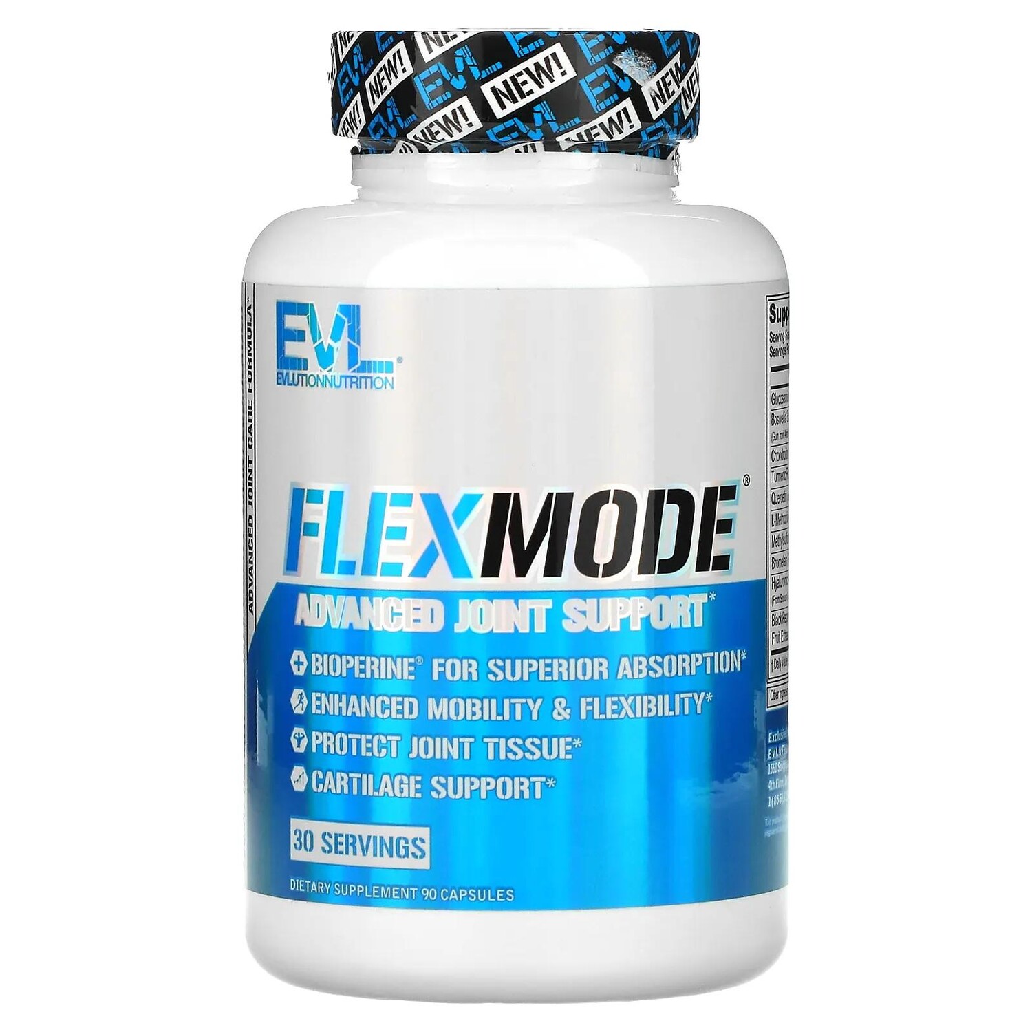 EVLution Nutrition FlexMode Advanced Joint Support Formula 90 Capsules
EVLution Nutrition FlexMode Advanced Joint Support Formula 90 Capsules