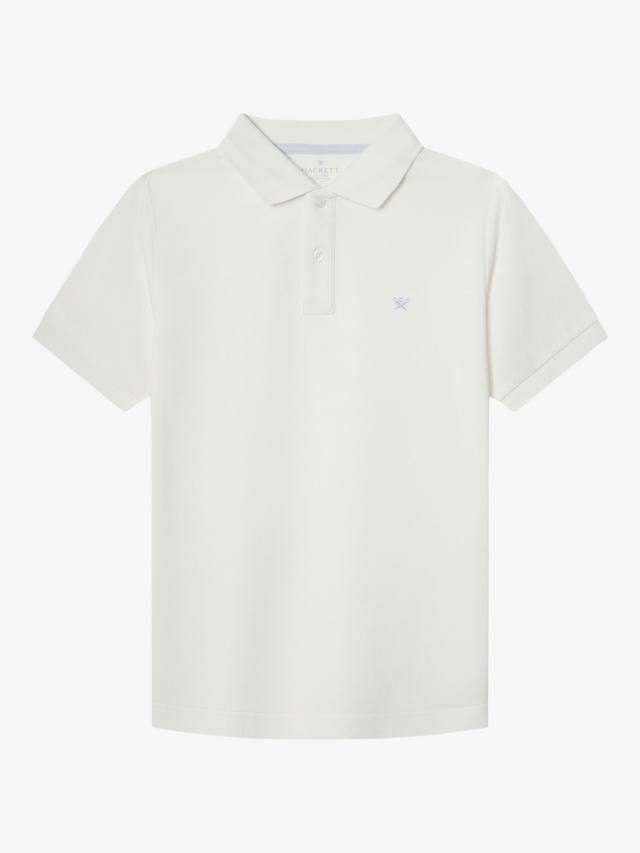 Детская хлопковая пике поло с коротким рукавом Hackett London, Off White
Детская хлопковая пике поло с коротким рукавом Hackett London, Off White