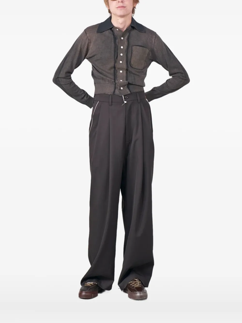 Кардиган с выцветшими карманами Camiel Fortgens, серый
Кардиган с выцветшими карманами Camiel Fortgens, серый