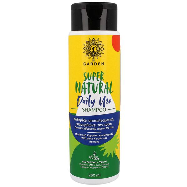 Шампунь для ежедневного использования, 250 мл Garden Supernatural shampoo daily use
Шампунь для ежедневного использования, 250 мл Garden Supernatural shampoo daily use