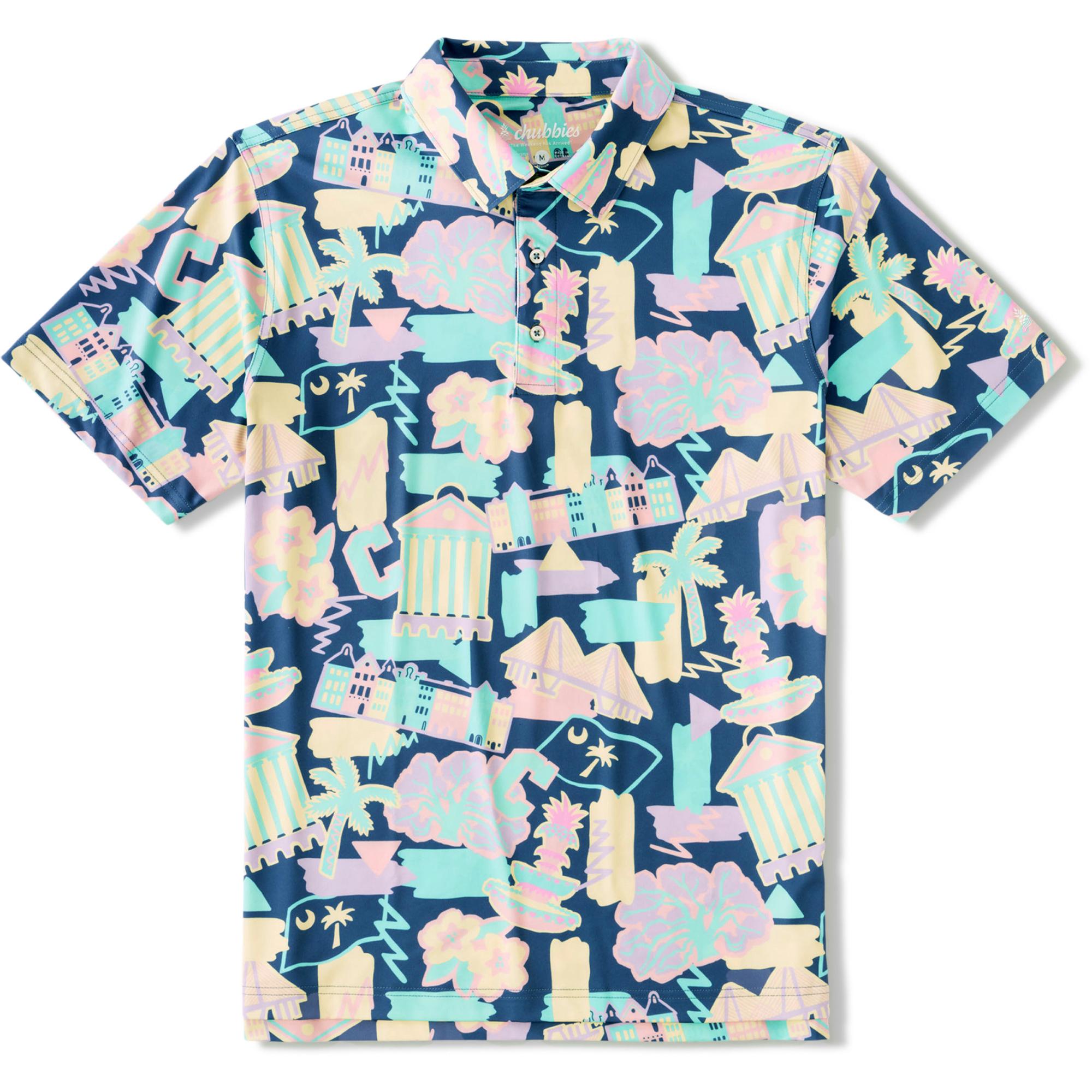 Мужская поло-рубашка Traveler Charleston Performance Chubbies, Navy
Мужская поло-рубашка Traveler Charleston Performance Chubbies, Navy