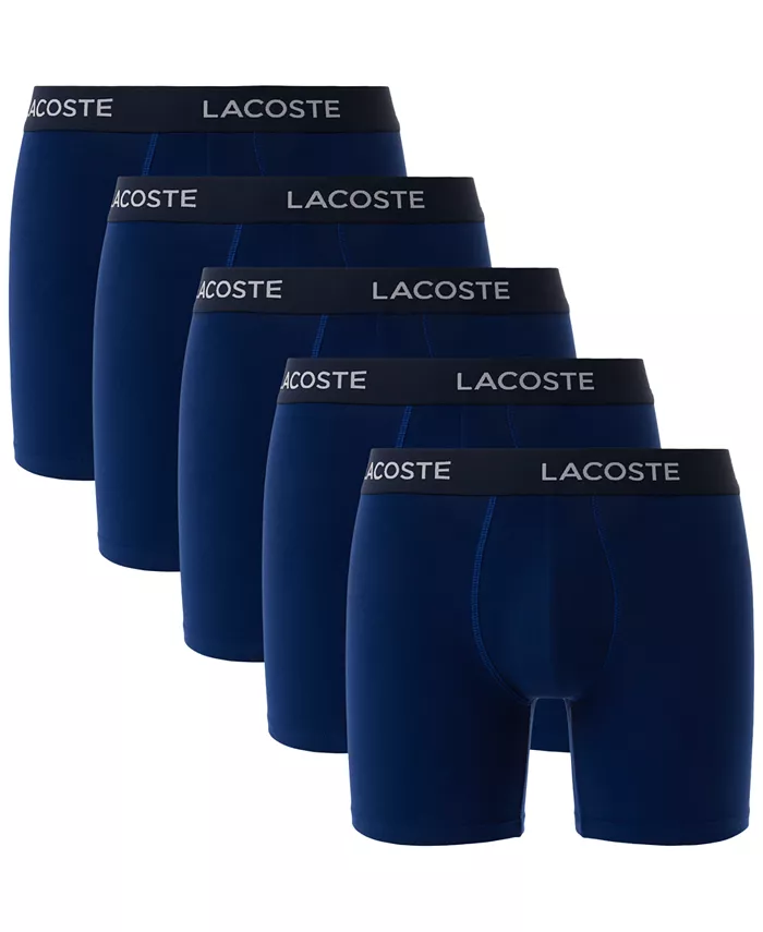 Мужские боксеры с логотипом, 5 пар, классическая посадка, эластичные Lacoste, черный
Мужские боксеры с логотипом, 5 пар, классическая посадка, эластичные Lacoste, черный