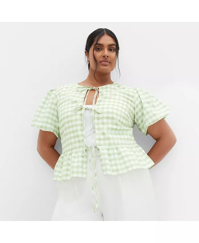 Топ Jolie больших размеров CITY CHIC, зеленый
Топ Jolie больших размеров CITY CHIC, зеленый