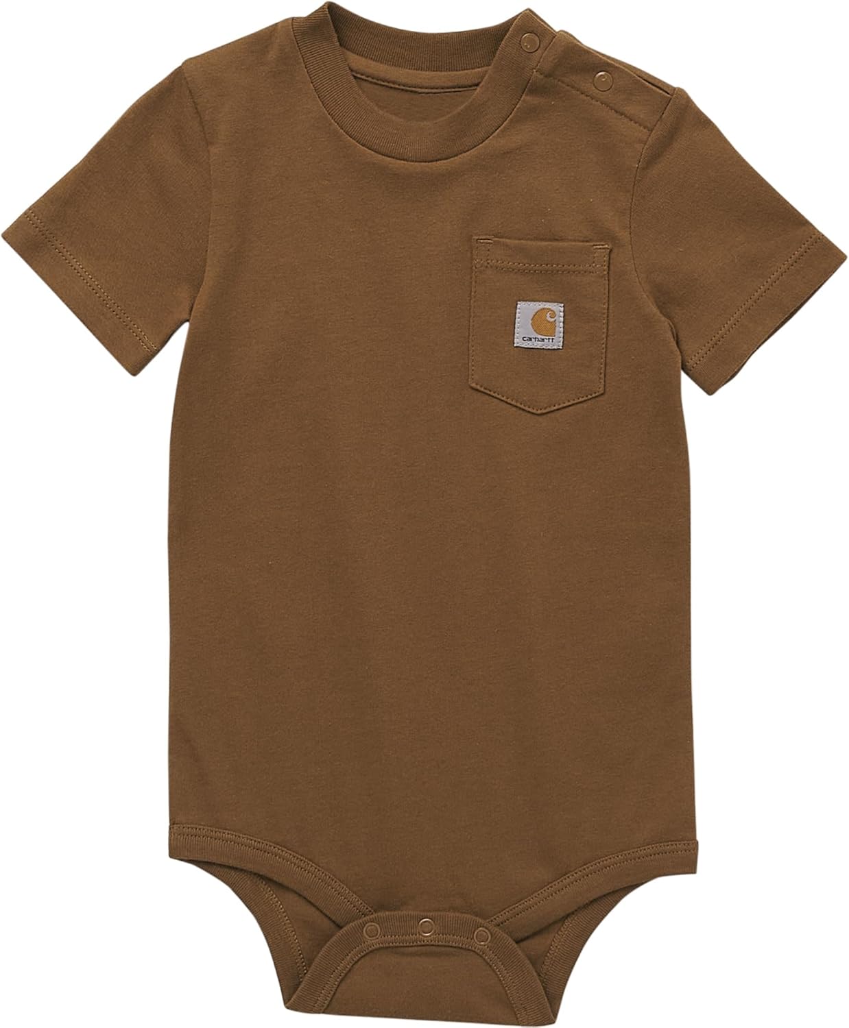 Carhartt Unisex Baby, футболка-боди с коротким рукавом и карманом, Carhartt Brown
Carhartt Unisex Baby, футболка-боди с коротким рукавом и карманом, Carhartt Brown