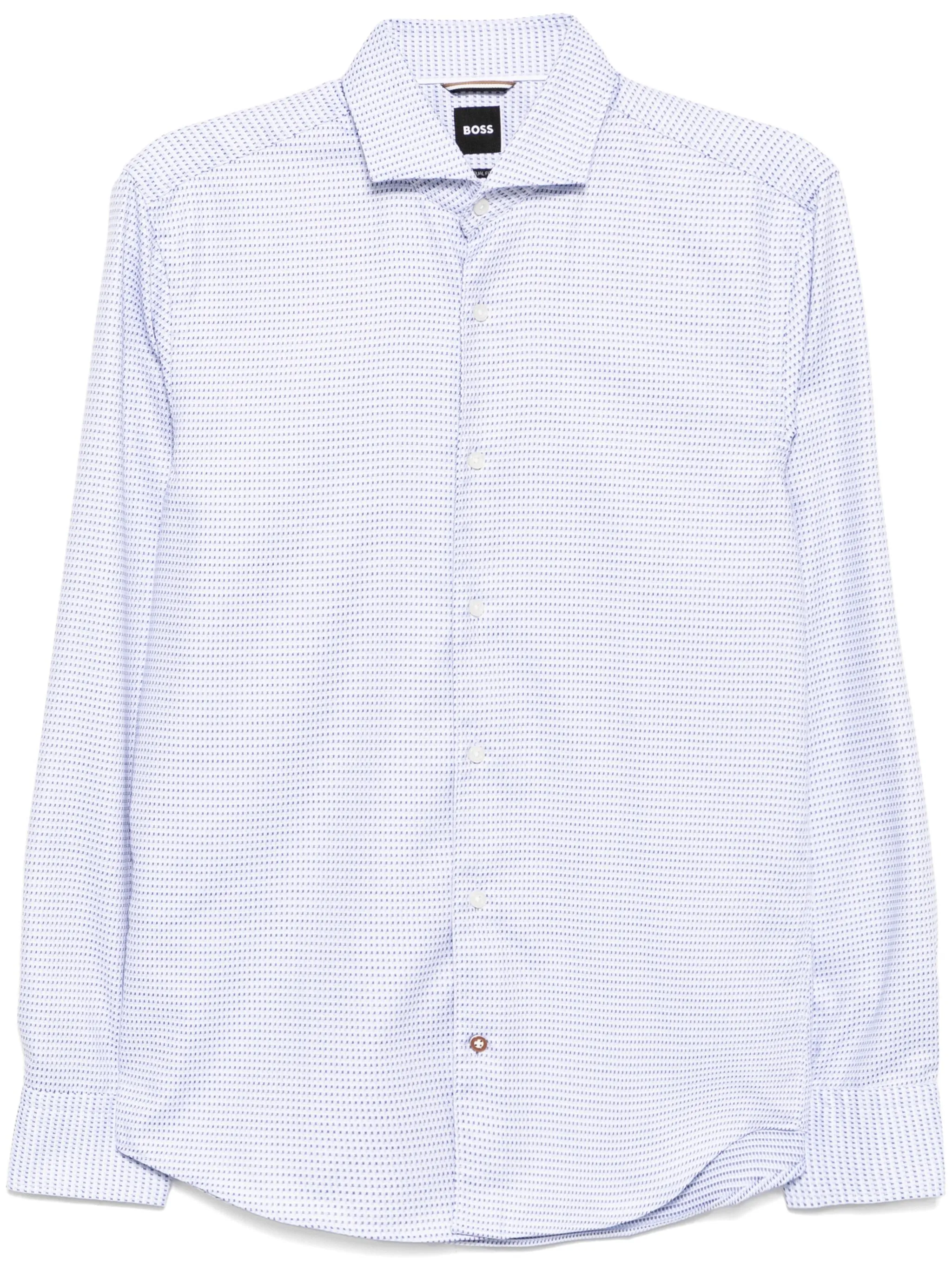 Рубашка с узором Boss, синий
Рубашка с узором Boss, синий