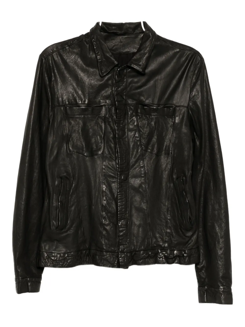 Кожаная куртка на молнии Giorgio Brato, черный
Кожаная куртка на молнии Giorgio Brato, черный