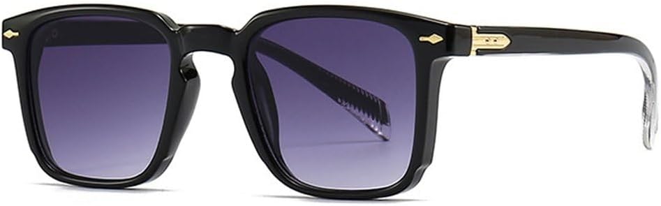 Ретро классические квадратные солнцезащитные очки для женщин с защитой от УФ-излучения UV400, модные мужские солнцезащитные очки с заклепками и градиентным переходом цвета SKFGNX, Black Gray Gradient
Ретро классические квадратные солнцезащитные очки для женщин с защитой от УФ-излучения UV400, модные мужские солнцезащитные очки с заклепками и градиентным переходом цвета SKFGNX, Black Gray Gradient