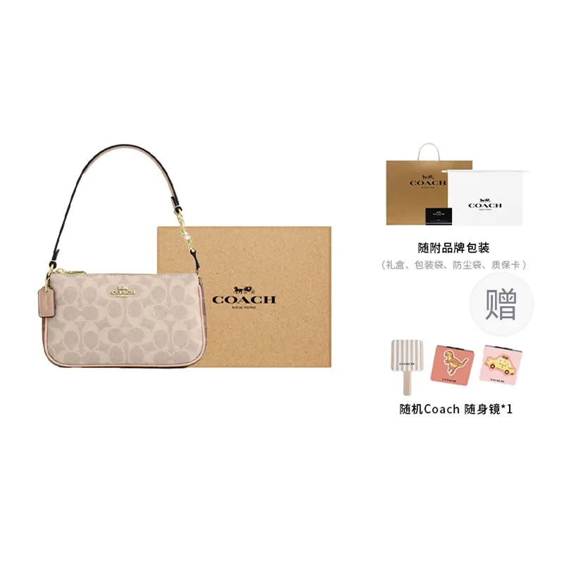 Сумка через плечо Nolita Coated Canvas малая женская beige COACH, Gift Set (Box+Pocket Mirror), Бежевый, Сумка через плечо Nolita Coated Canvas малая женская beige COACH, Gift Set (Box+Pocket Mirror)
Сумка через плечо Nolita Coated Canvas малая женская beige COACH, Gift Set (Box+Pocket Mirror), Бежевый, Сумка через плечо Nolita Coated Canvas малая женская beige COACH, Gift Set (Box+Pocket Mirror)