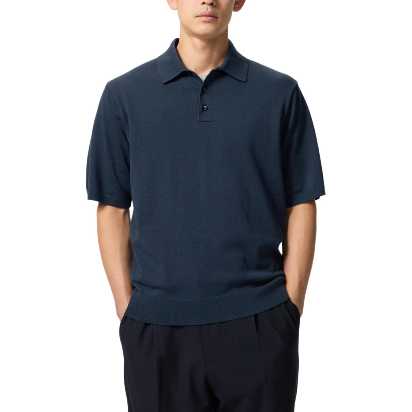 UNIQLO Поло унисекс темно-синий
UNIQLO Поло унисекс темно-синий