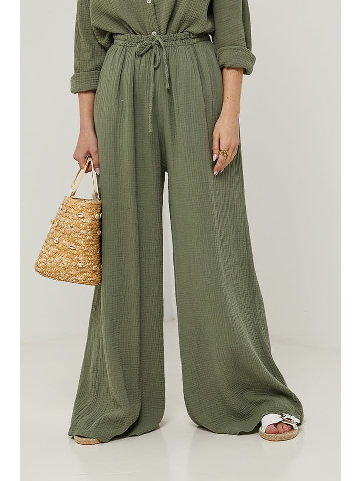 Тканевые брюки Rodier Lin, хаки
Тканевые брюки Rodier Lin, хаки