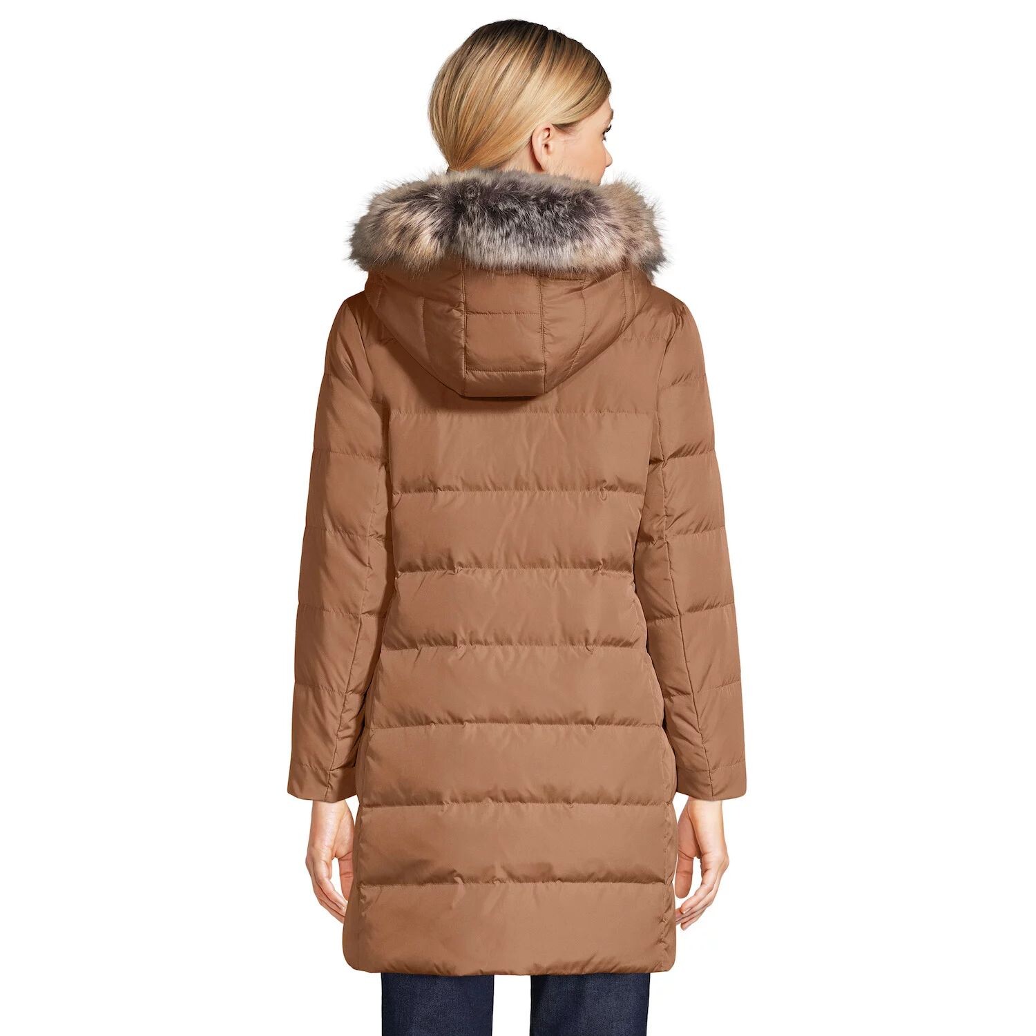 Зимнее пуховое пальто с капюшоном из искусственного меха Petite Lands' End Lands' End, черный
Зимнее пуховое пальто с капюшоном из искусственного меха Petite Lands' End Lands' End, черный