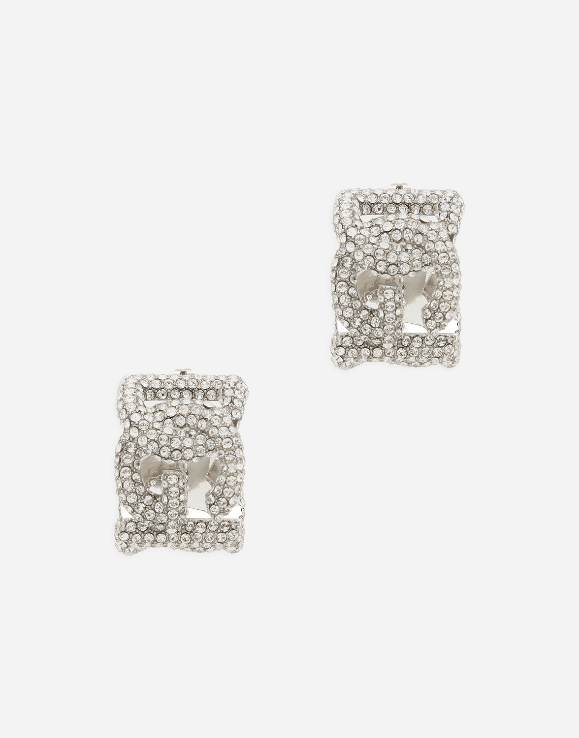 Серьги с кристаллами и логотипом dg Dolce & Gabbana, серебряный
Серьги с кристаллами и логотипом dg Dolce & Gabbana, серебряный