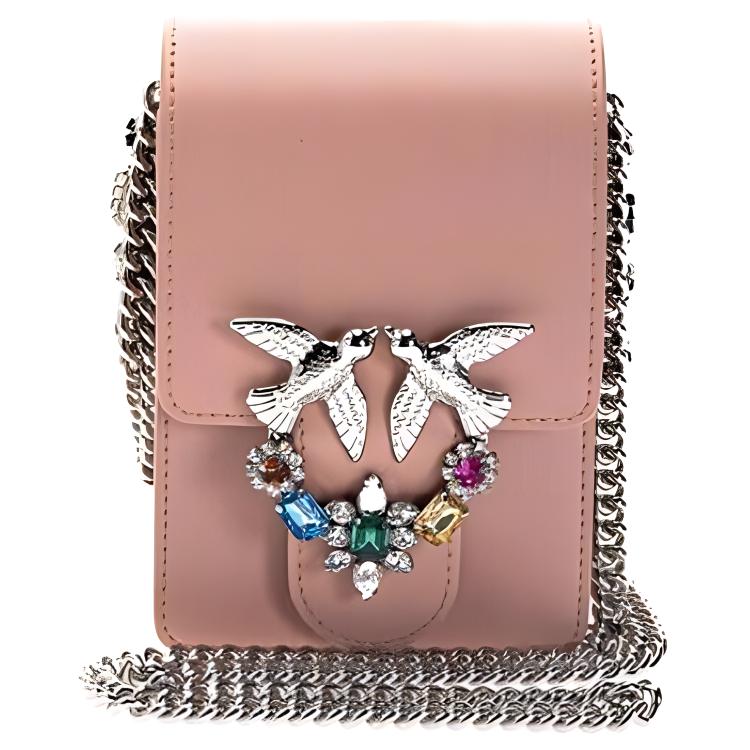 Pinko Сумка из коровьей кожи на цепочке, чехол для мобильного телефона, сумка через плечо, сумка-кроссбоди, маленькая женская, розовая
Pinko Сумка из коровьей кожи на цепочке, чехол для мобильного телефона, сумка через плечо, сумка-кроссбоди, маленькая женская, розовая
