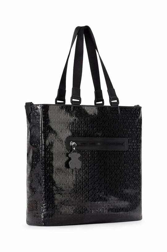 Сумочка Tous глянцевая с брелком, черный
Сумочка Tous глянцевая с брелком, черный