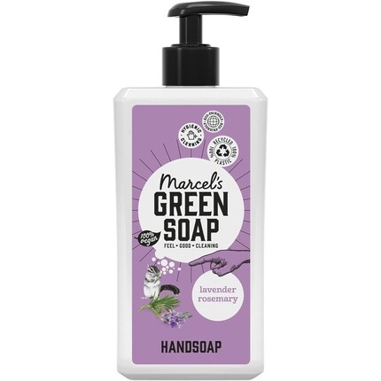 Мыло для рук «Лаванда и розмарин» 500 мл, Marcel'S Green Soap
Мыло для рук «Лаванда и розмарин» 500 мл, Marcel'S Green Soap