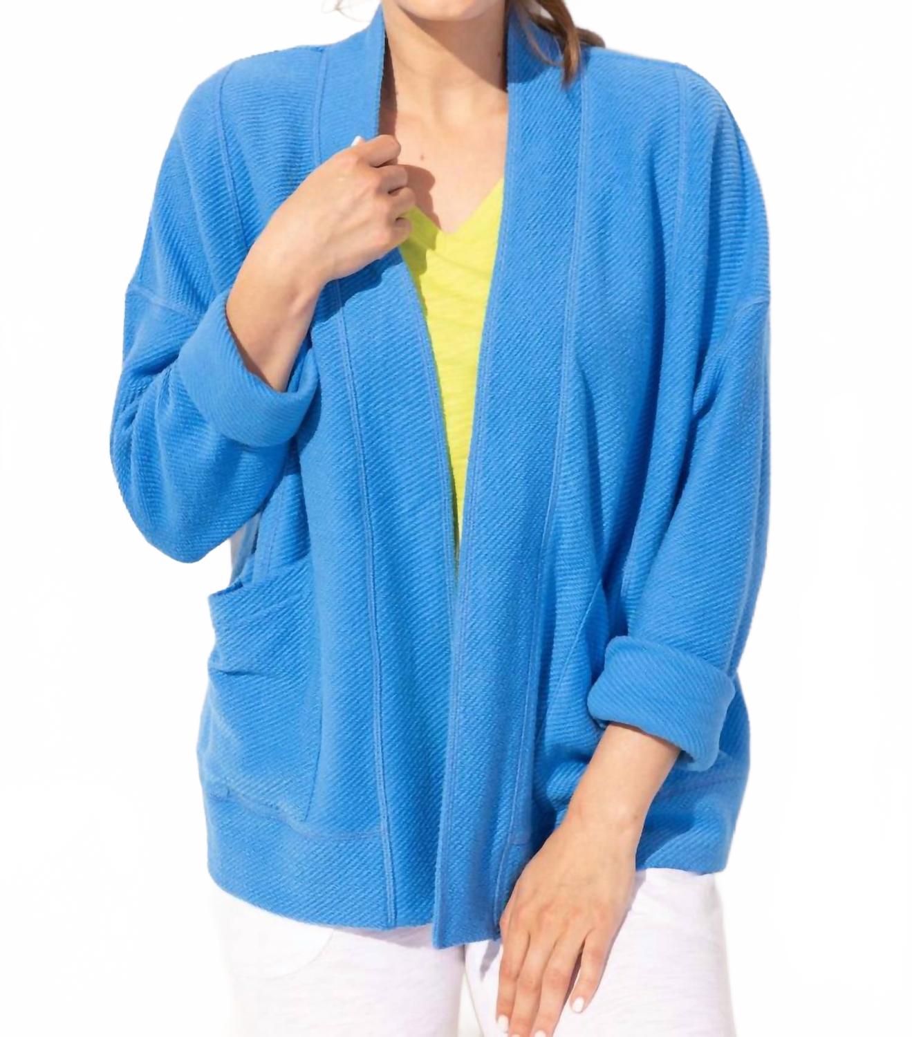 Прохладный бриз Терри Закат Куртка в Ривьере ESCAPE BY HABITAT, Riviera 
Прохладный бриз Терри Закат Куртка в Ривьере ESCAPE BY HABITAT, Riviera