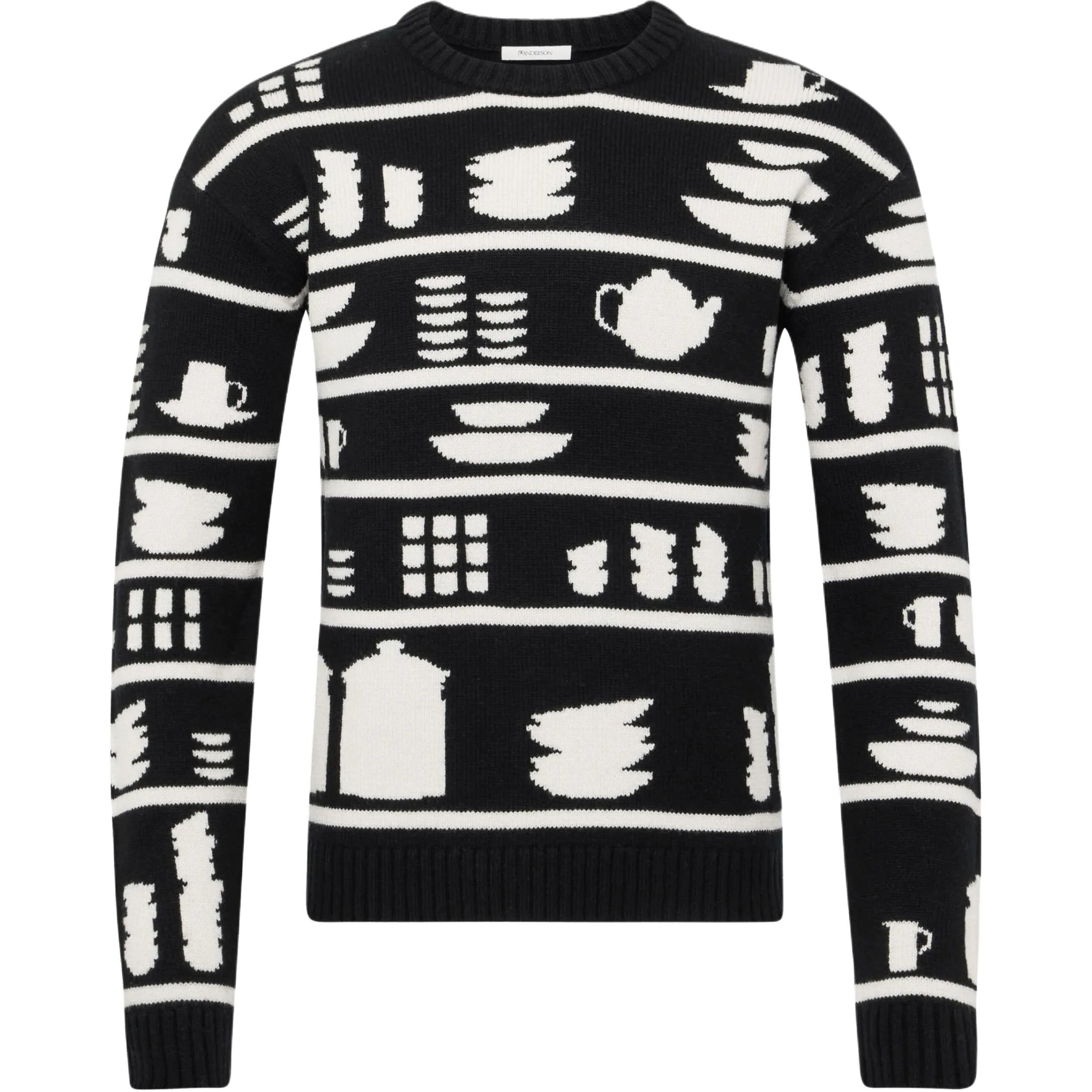 Джемпер жаккард JW Anderson, черный
Джемпер жаккард JW Anderson, черный