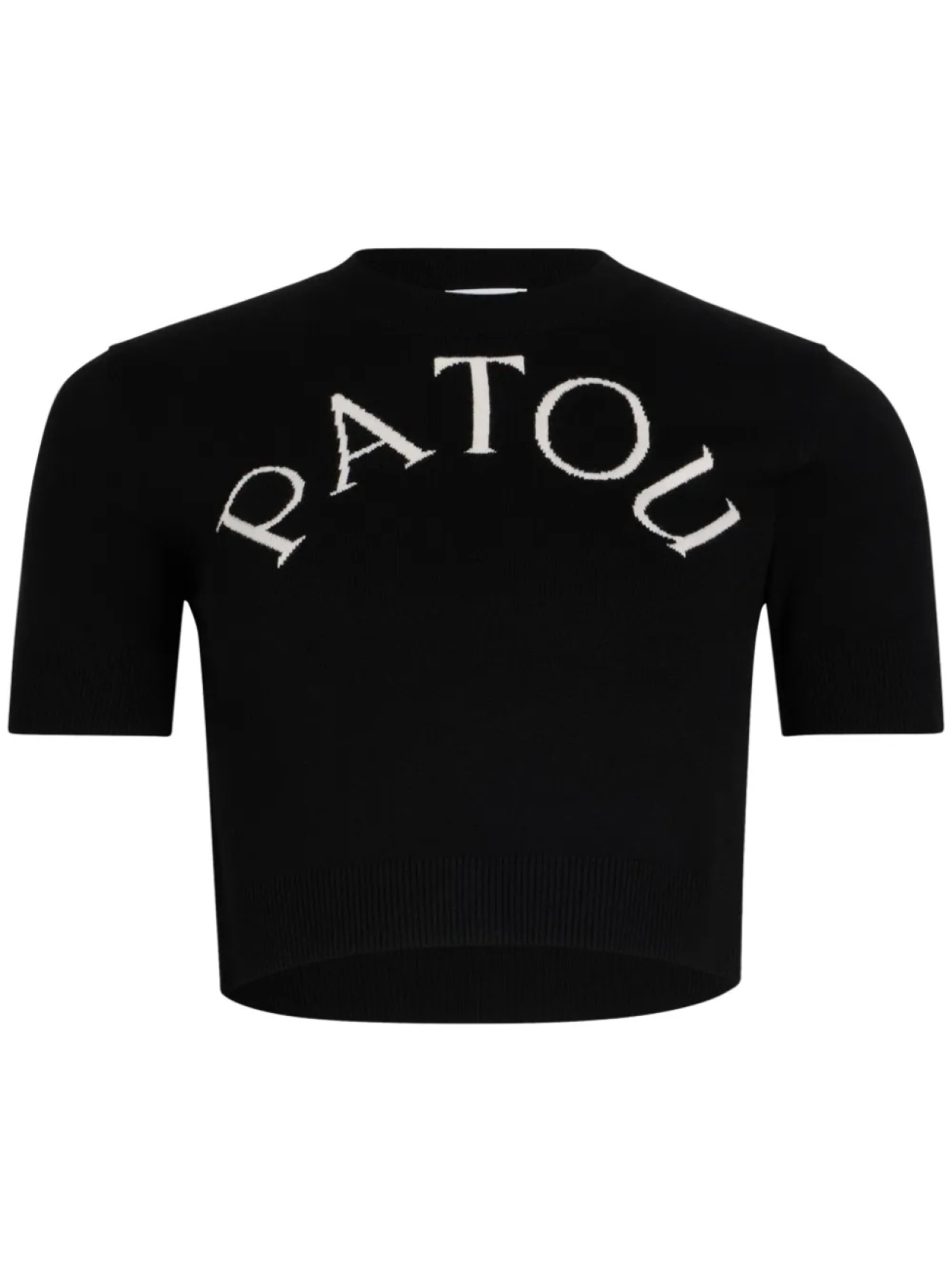 Patou укороченная футболка с жаккардовым логотипом, черный
Patou укороченная футболка с жаккардовым логотипом, черный