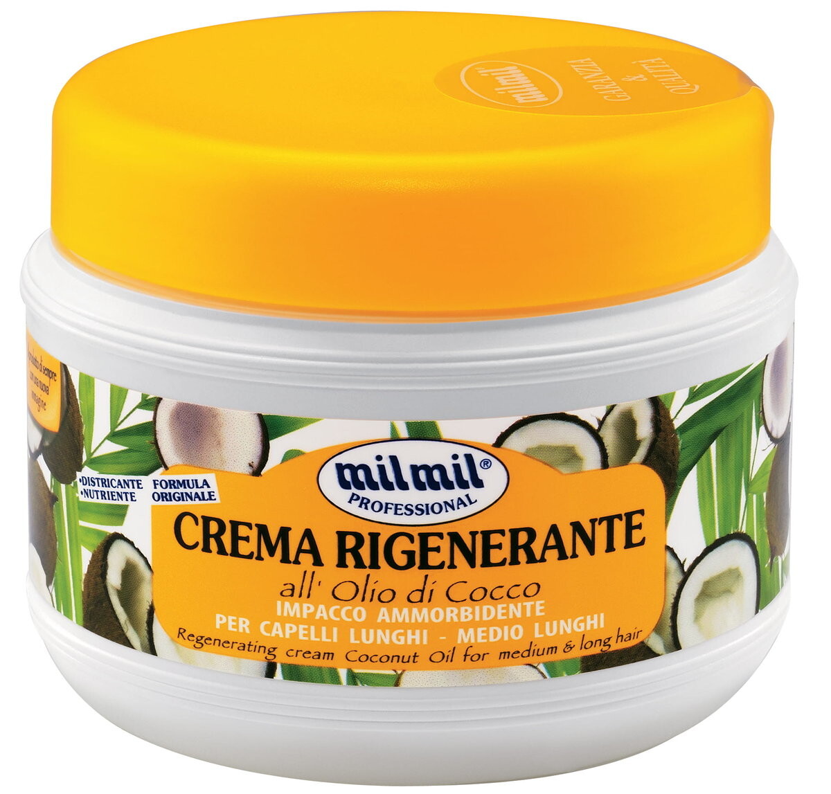 MilMil, Регенерирующая маска для волос с кокосом, 500мл 
MilMil, Регенерирующая маска для волос с кокосом, 500мл