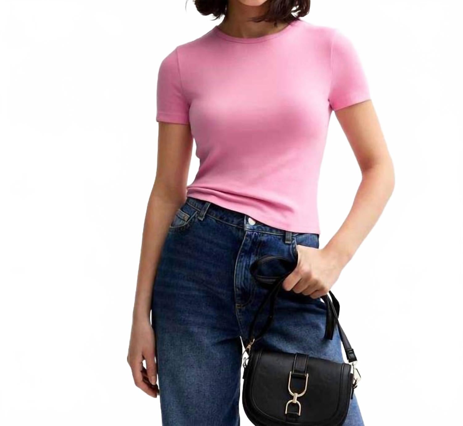 Дилан Роуэн Футболка с круглым вырезом в светло-розовом цвете Dylan
Дилан Роуэн Футболка с круглым вырезом в светло-розовом цвете Dylan