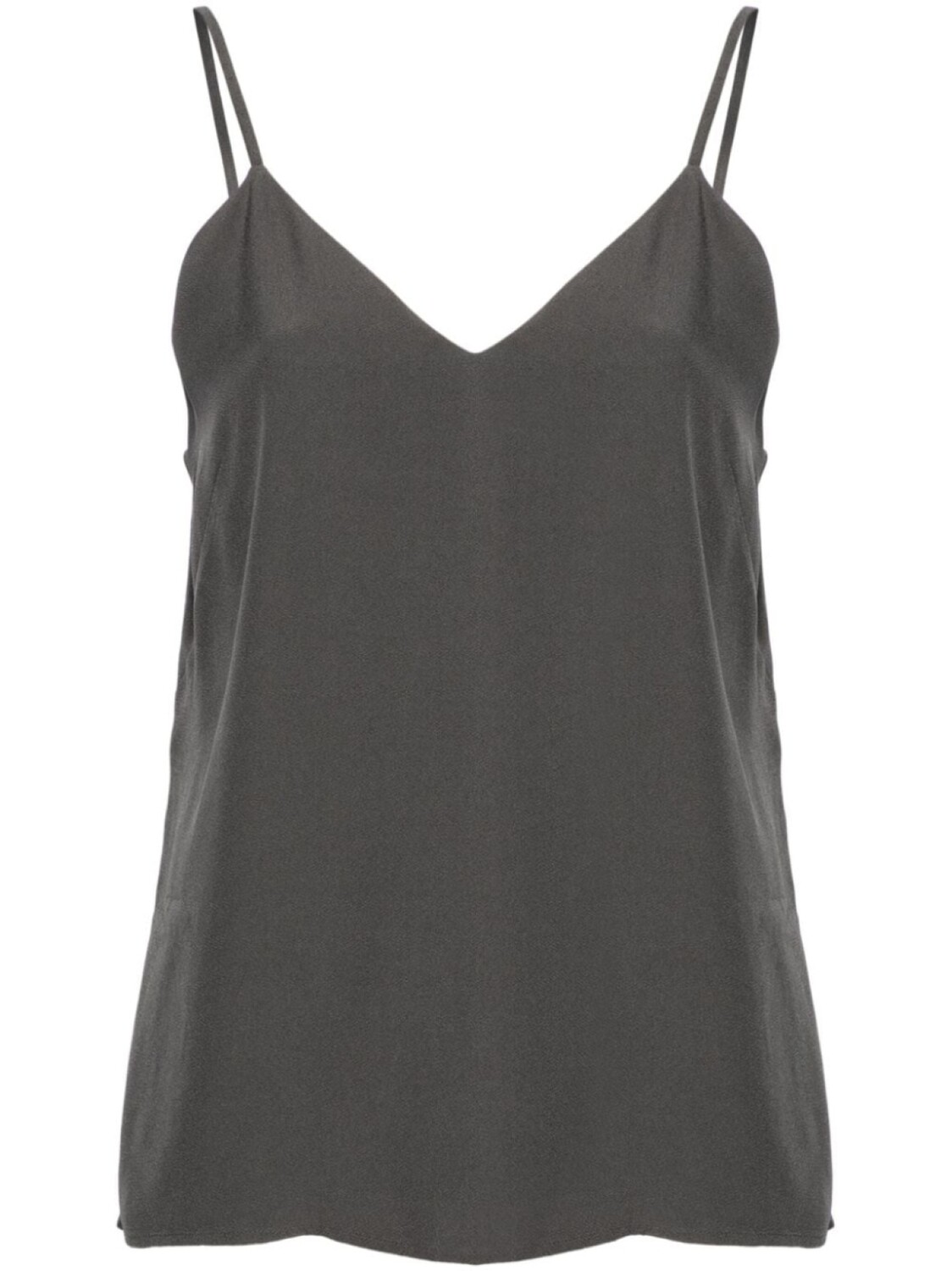 TOTEME креповый топ на бретелях с V-образным вырезом, серый
TOTEME креповый топ на бретелях с V-образным вырезом, серый
