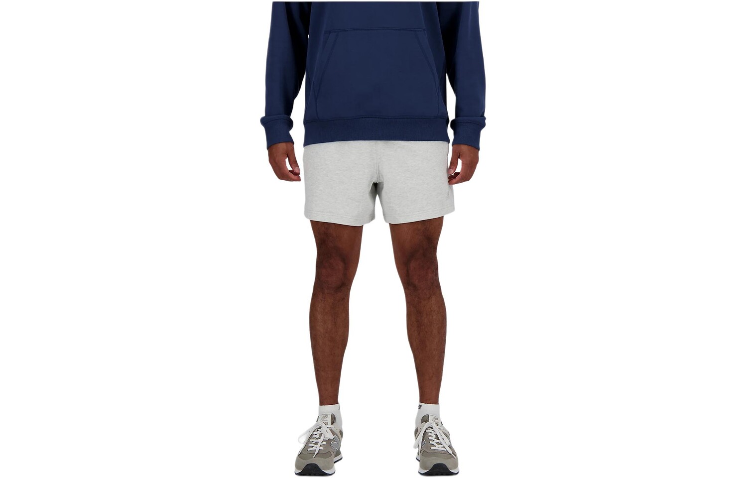 Повседневные шорты мужские серые New Balance, серый 
Повседневные шорты мужские серые New Balance, серый