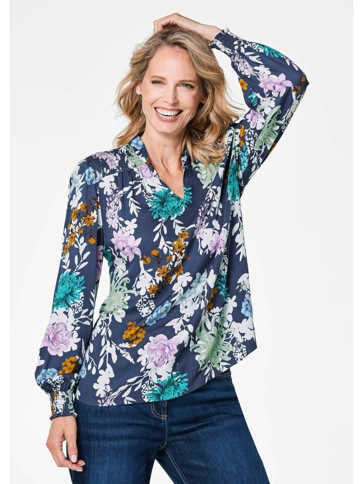 Блуза GOLDNER, цвет dunkelblau/gemustert
Блуза GOLDNER, цвет dunkelblau/gemustert