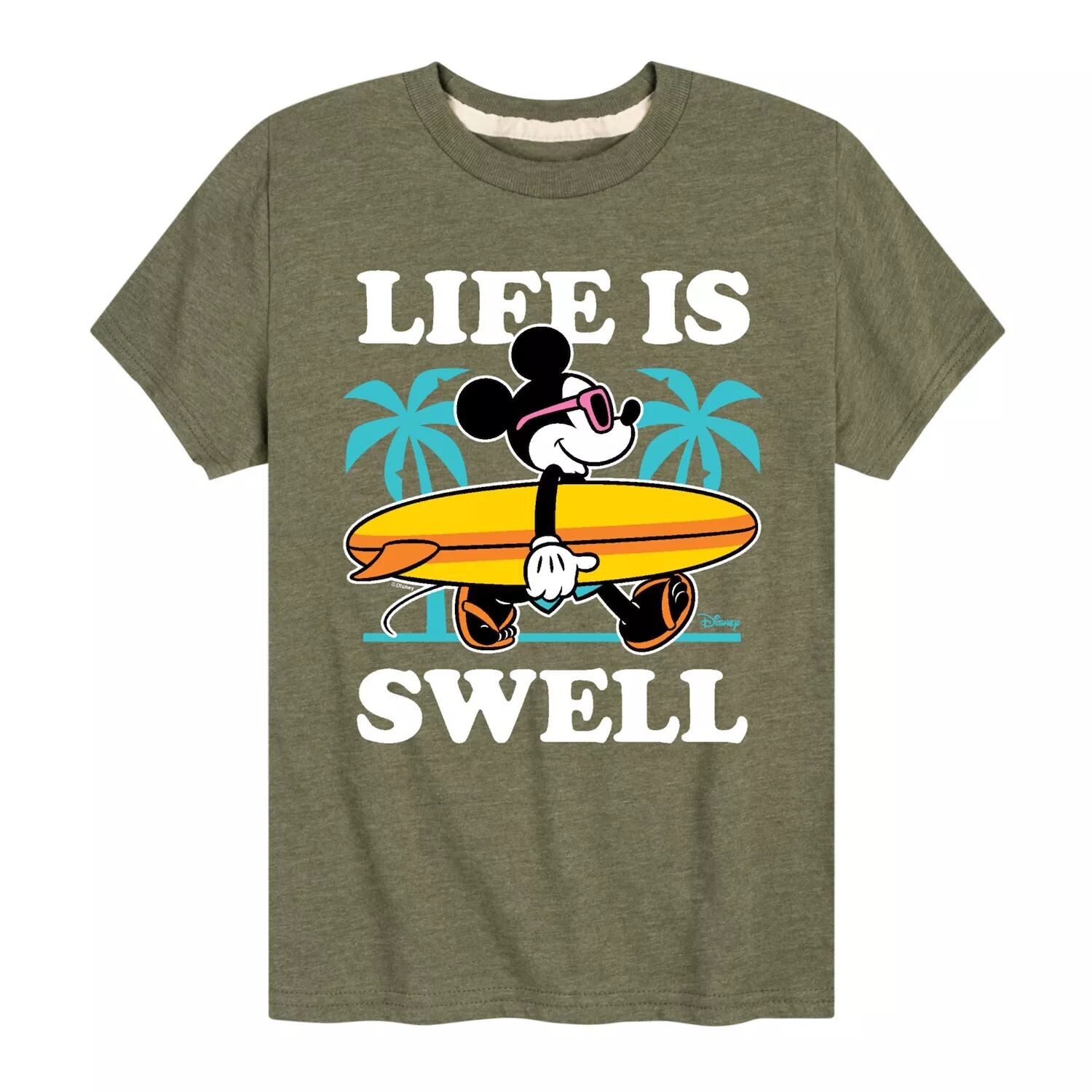Футболка Disney's Mickey Mouse с рисунком для мальчиков 8–20 лет Surf Life Is Swell Disney, зеленый
Футболка Disney's Mickey Mouse с рисунком для мальчиков 8–20 лет Surf Life Is Swell Disney, зеленый