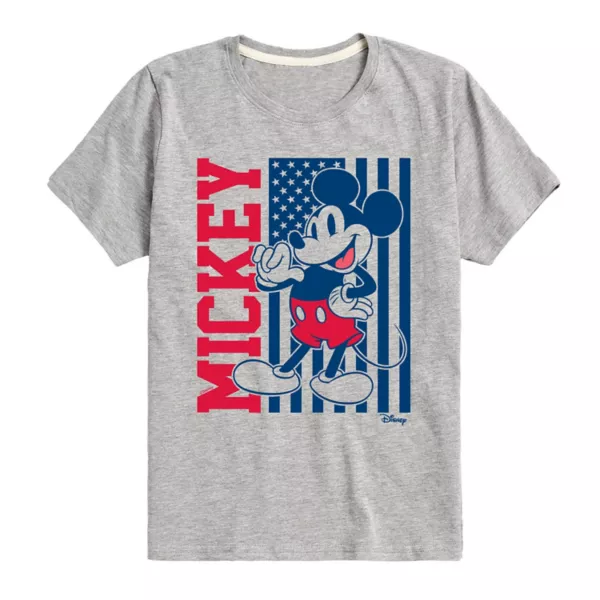 Футболка с изображением американского флага Микки Мауса для мальчиков 8-20 лет Disney, серый
Футболка с изображением американского флага Микки Мауса для мальчиков 8-20 лет Disney, серый