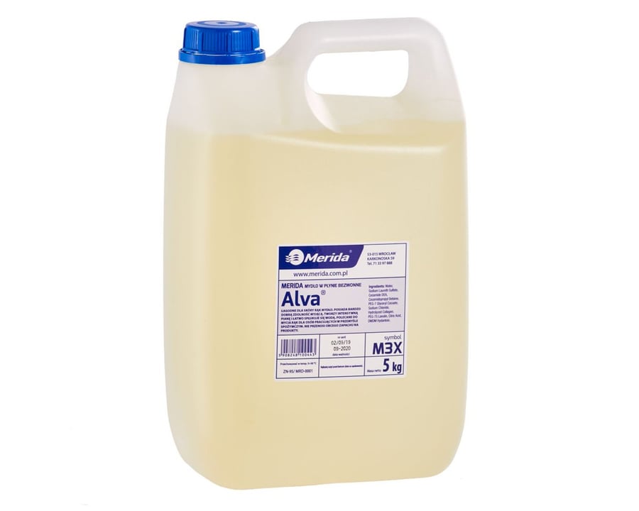 Merida M3X Специализированное жидкое мыло для пищевой промышленности ALVA ODORLESS соломка, канистра 5 кг, без отдушек
Merida M3X Специализированное жидкое мыло для пищевой промышленности ALVA ODORLESS соломка, канистра 5 кг, без отдушек