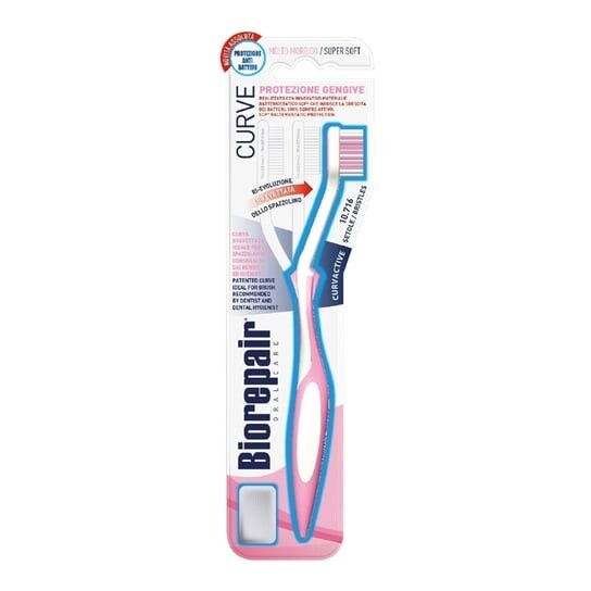 Очень мягкая изогнутая зубная щетка, 1 шт. Biorepair, Curve
Очень мягкая изогнутая зубная щетка, 1 шт. Biorepair, Curve