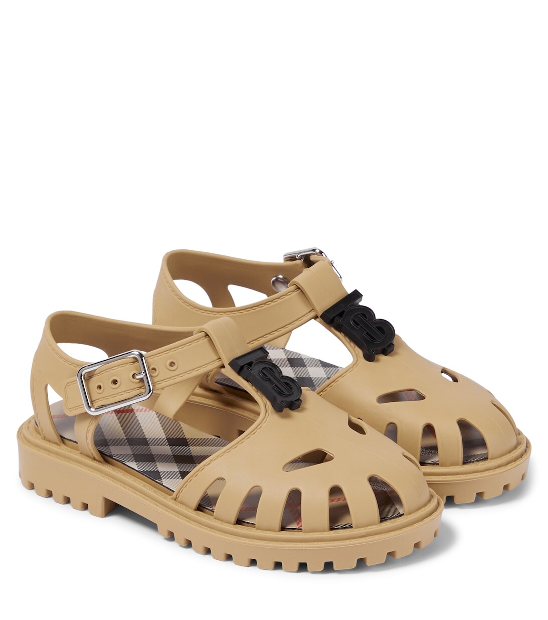 Резиновые сандалии с логотипом Burberry, бежевый
Резиновые сандалии с логотипом Burberry, бежевый