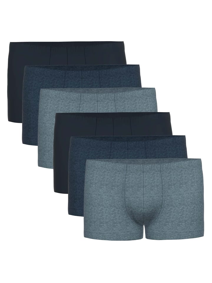 Seidensticker Боксерские шорты, комплект из 6 штук, черно-синие
Seidensticker Боксерские шорты, комплект из 6 штук, черно-синие