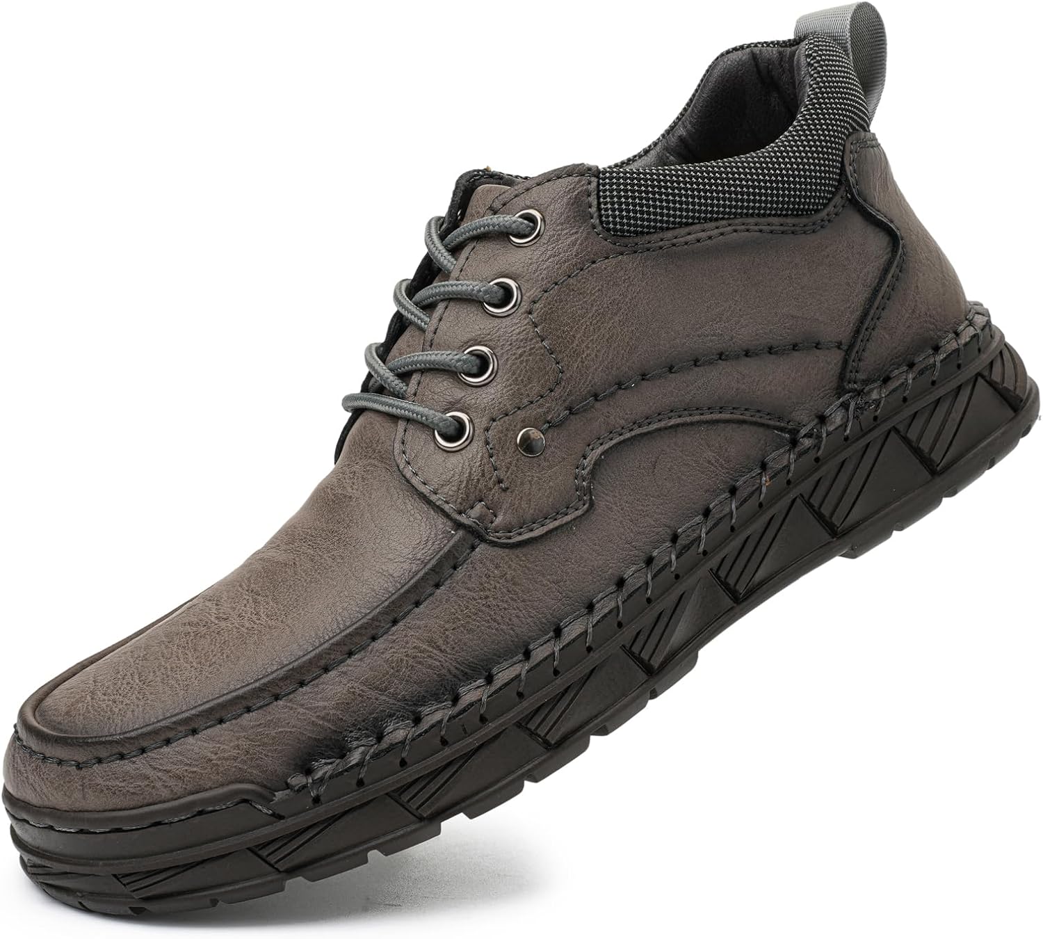 Мужские повседневные кожаные туфли, удобные ботинки Чукка на щиколотке, лоферы без застежки, мокасины для ходьбы и вождения Tsuukuie, серый
Мужские повседневные кожаные туфли, удобные ботинки Чукка на щиколотке, лоферы без застежки, мокасины для ходьбы и вождения Tsuukuie, серый